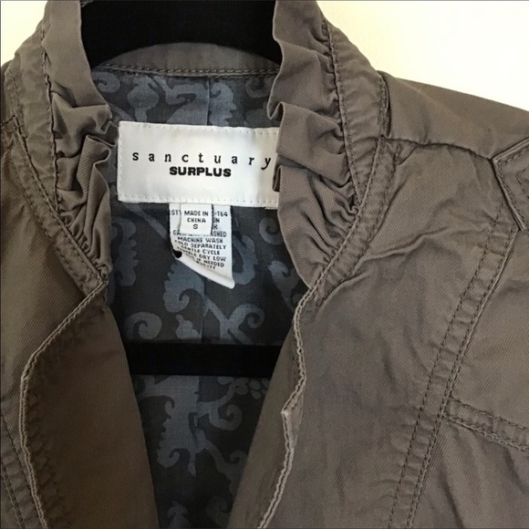 Sanctuary Surplus Button Front Crop Jacket - Picture 5 of 12